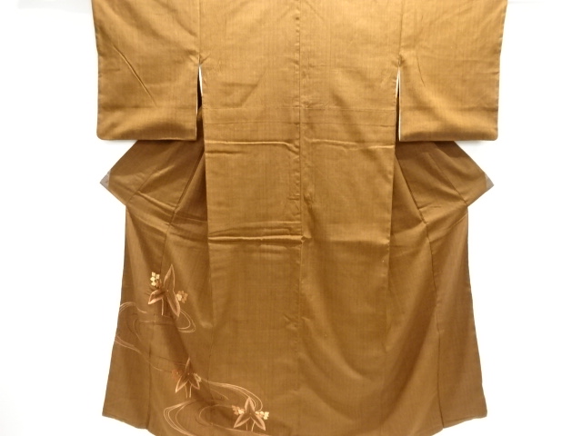 Japanese Kimono / Tsumugi Omeshi Silk